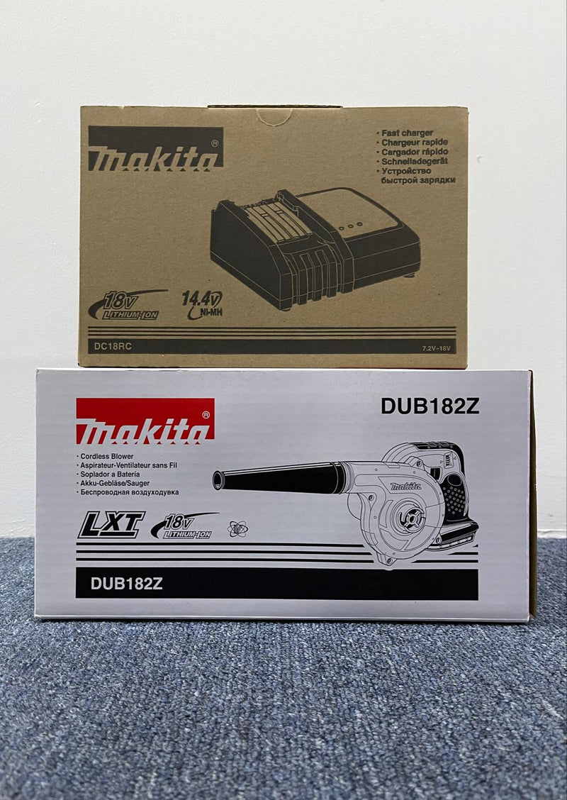Makita DC Blower Dub182Z C/W 1 x 18V 3.0Ah Battery + 1 x Charger | Model : M-DUB182-S 18V Cordless Blower MAKITA 