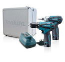 MAKITA 10.8V COMBO KIT | Model : LCT 204 10.8V : Cordless Drill DF 330 D, Cordless Impact Wrench TD 090 D - Aikchinhin