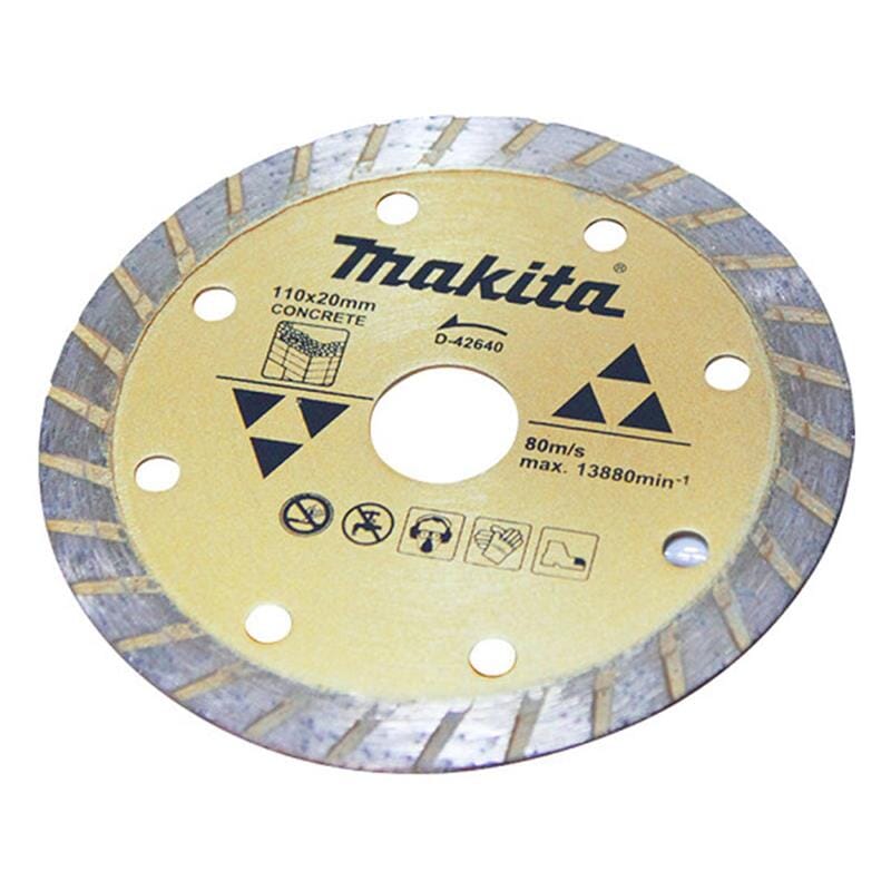 Makita Diamond Wheel 110mm Corrugated (Dry) | Model : M*D-42640 Diamond Cut Wheel Makita 
