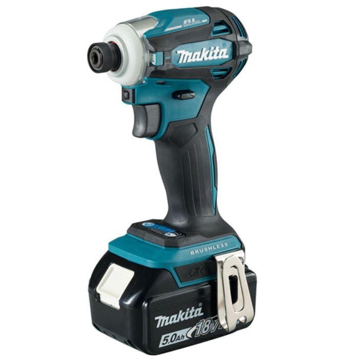MAKITA DTD172 18V Cordless Impact Driver Come With Rapid Charger (DC18RC) + 2X18V – 5.0Ah Batteries (BL1850B) | Model: M-DTD172RTE Cordless Impact Driver MAKITA 