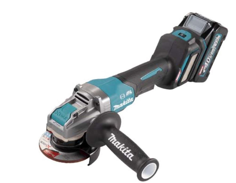 MAKITA GA042G 4" 40Vmax Cordless Angle Grinder With Fast Charger (DC40RA) + 4.0Ah Battery (BL4040) | Model: M-GA042GM201 Cordless Angle Grinder MAKITA 