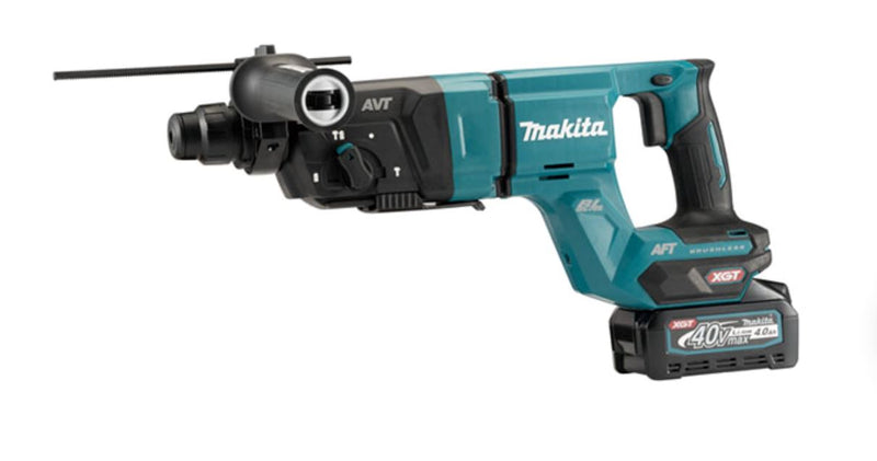 MAKITA HR007G 40Vmax Cordless Combination Hammer With Fast Charger (DC40RA) + 4.0Ah Battery (BL4040) | Model: M-HR007GM201 Cordless Combination Hammer MAKITA 