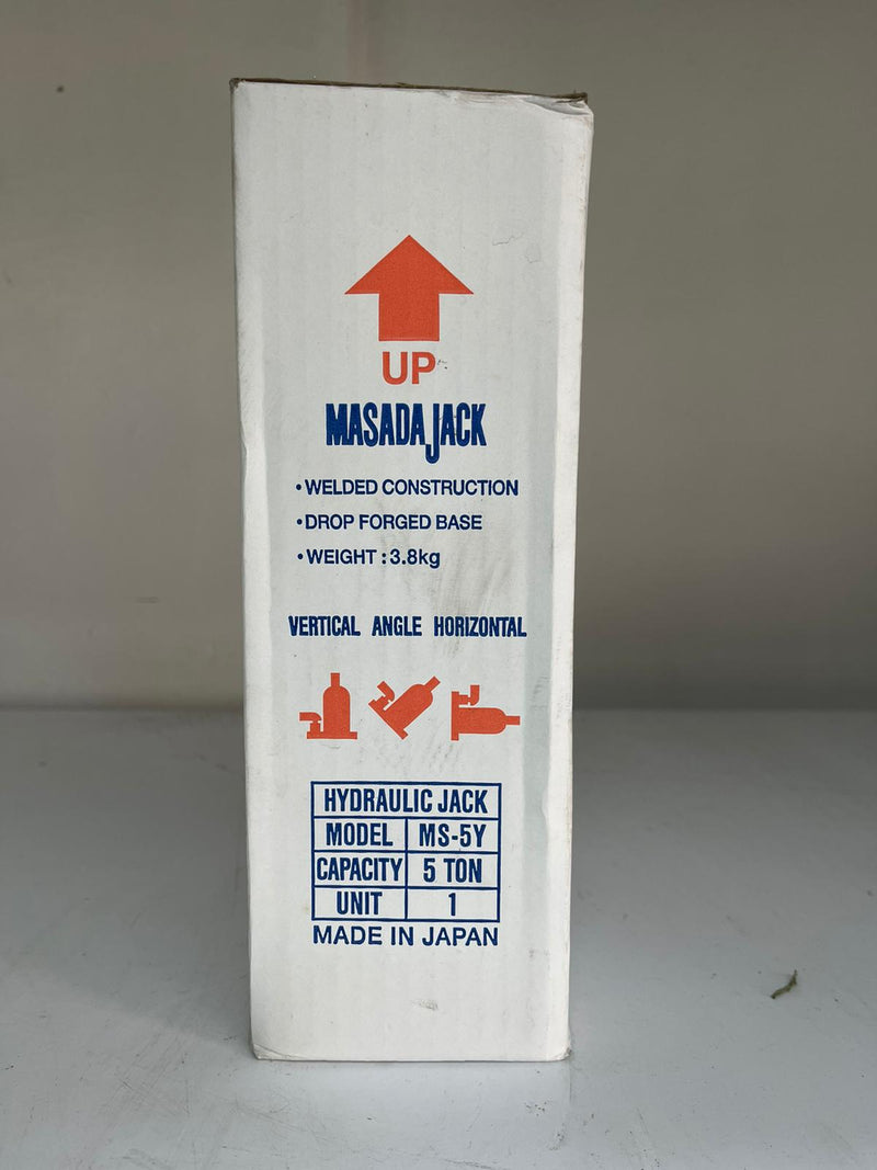 Masada 5 Ton Hydraulic bottle Jack | Model : BJ-MS5Y Hydraulic jack Masada 