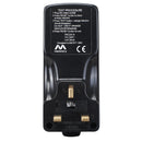 MASTERPLUG 13A RCD Adaptor (Black) (ELCB) | Model: RCD-B10 MasterPlug 