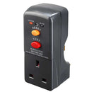 MASTERPLUG 13A RCD Adaptor (Black) (ELCB) | Model: RCD-B10 MasterPlug 