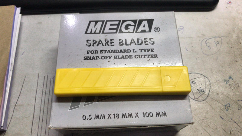 Mega Snap Off Blade 3/4" Cym-B550 (10Pc/Pkt) | Model : PKB-M4018 Mega 