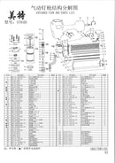 MEITE ST64D Air (Pneumatic) Concrete Nailer | Model: AS-M-ST64D Air Concrete Nailer MEITE 
