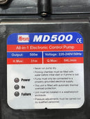 Mepcato 1" Md-500 Cold Water Electronic Control Booster Pump | Model : WP-MD500 Booster Pump MEPCATO 