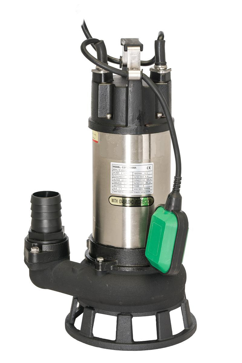 Mepcato 3" 230V Sewage Pump (Auto) | Model : WP-CSF-2.110SA/3G Submersible Pump MEPCATO 