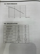 Mepcato 9m 250w 220v 50hz 180L/min Utility Sewage Water Pump (Manual) | Model : WP-72UD-2.25S Sewage Pump MEPCATO 
