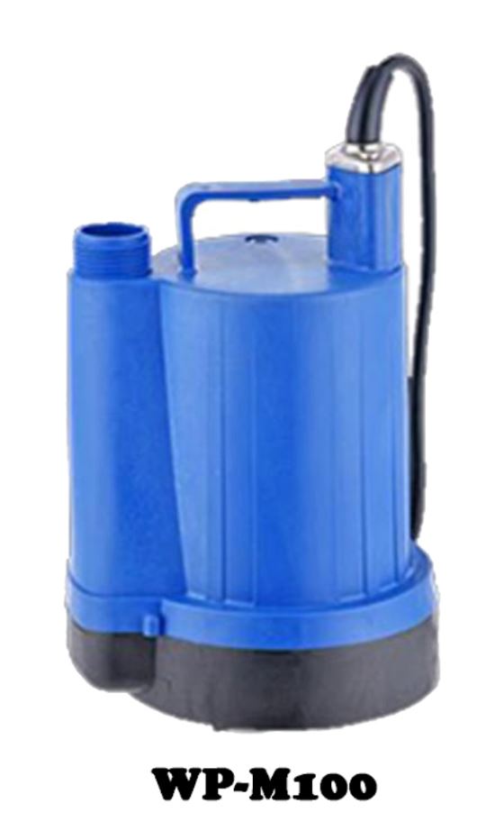 MEPCATO Low level SUBMERSIBLE PUMP (2mm) | Model : M100 (95L/min) or M400 (330L/min), Types : Auto, Manual and A/M auto Submersible Pump MEPCATO M-100 