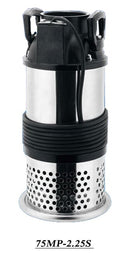 MEPCATO Stainless Steel Submersible Pump for large water volume works | Model : 75MP-2.25S and 100MP-2.4S, Sizes : 3", 4" - Aikchinhin