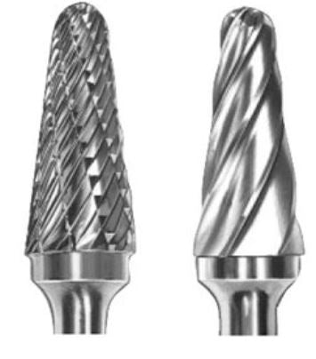 Mighty L1228 Solid Carbide Rotary Burrs | Model: BUR-L1228 Solid Carbide Rotary Burrs Mighty 