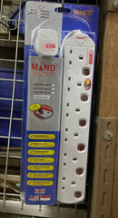 Mind Extension Socket 6Way 6M (MA1186) | Model : ESK-MA1186-6 Extension Socket Mind 