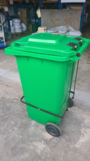 Mobile 240L Trash Bin Come with Wheels And Pedal | Model : BIN-240L-P Dust bin Aiko 