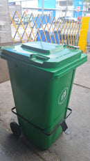 Mobile 240L Trash Bin Come with Wheels And Pedal | Model : BIN-240L-P Dust bin Aiko 