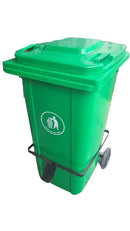 Mobile 240L Trash Bin Come with Wheels And Pedal | Model : BIN-240L-P Dust bin Aiko 