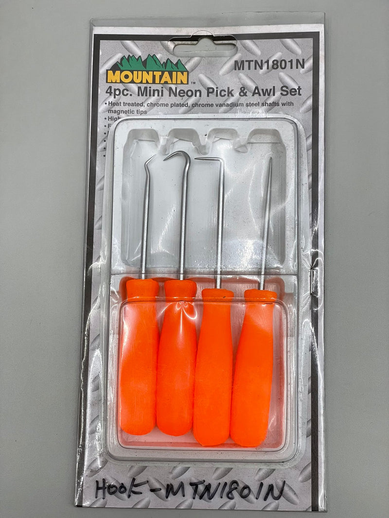 Mini Pick Awl Mountain Mini Neon Pick & Awl Set (4Pcs)