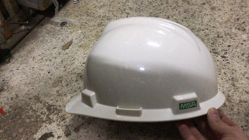 MSA Ratchet Safety Helmet | Colours : White, Yellow, Blue | Model : HELMET-MSA-WH Safety Helmet MSA 