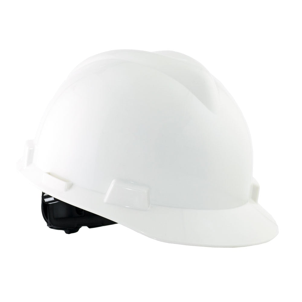 MSA Ratchet Safety Helmet (White) | Model : HELMET-MJ-WH
