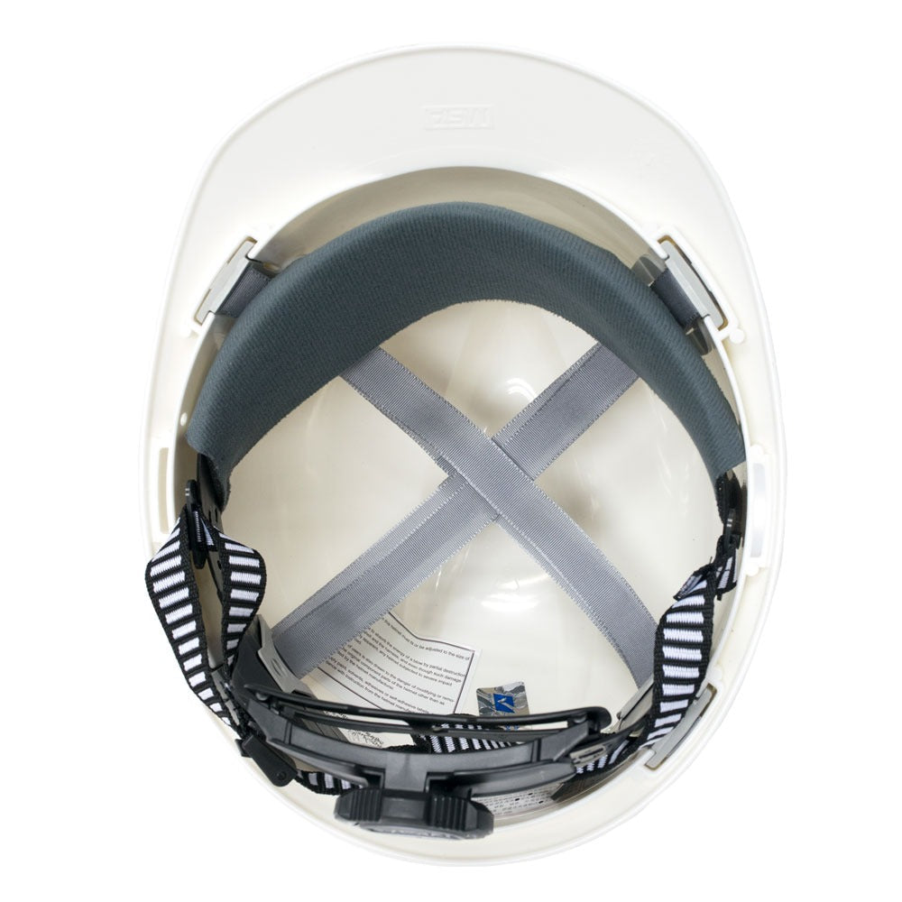 MSA Ratchet Safety Helmet (White) | Model : HELMET-MJ-WH