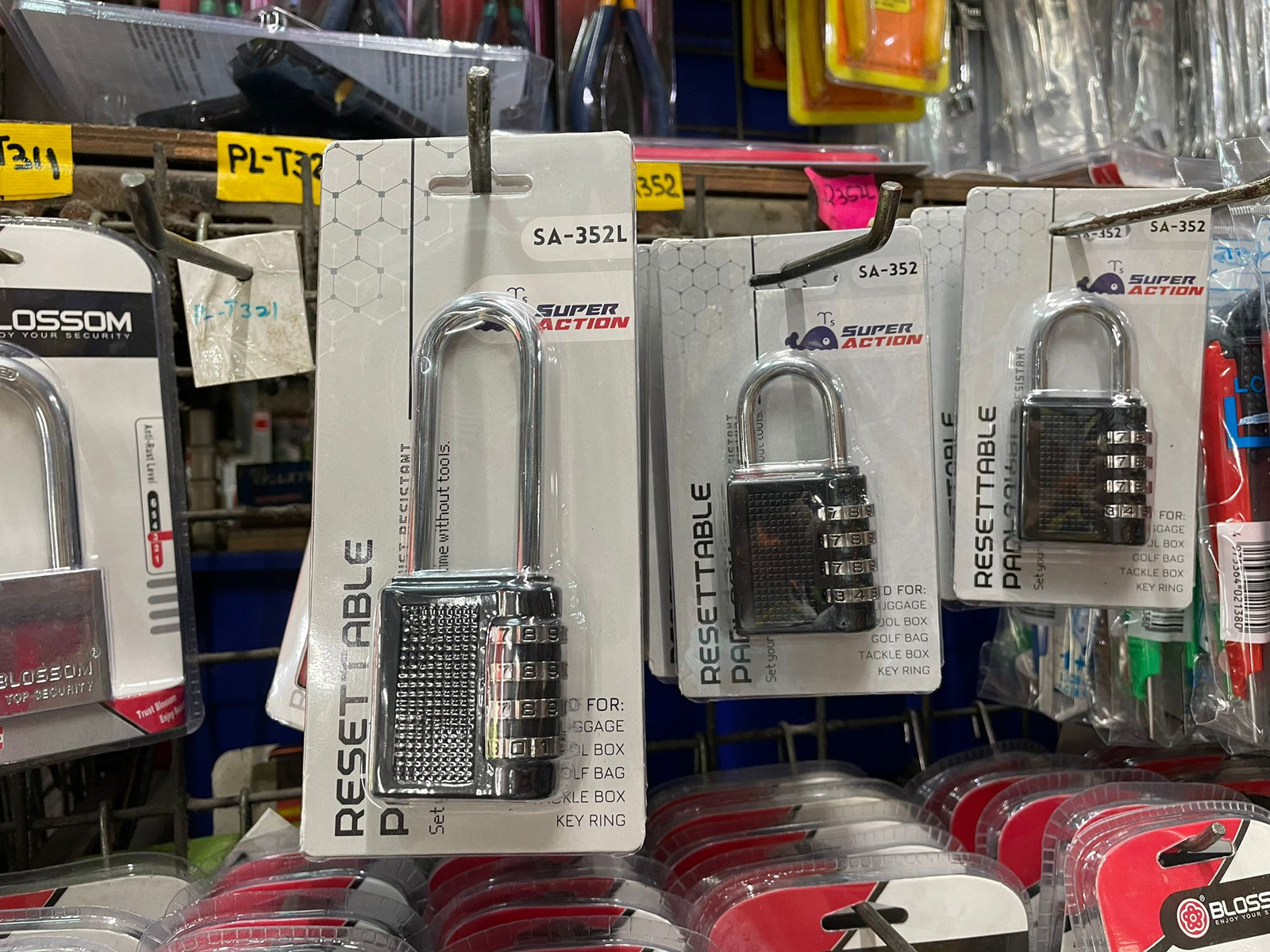 New/Super Action Resettable Number Lock 40mm #352 (Short) | Model : PL
