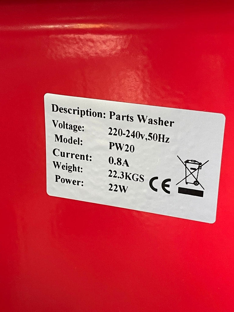 Nichi 230V 20 Gallon Part Washer (Diesel Cleaner) | Model : PW20 Gallon Part Washer Aiko 