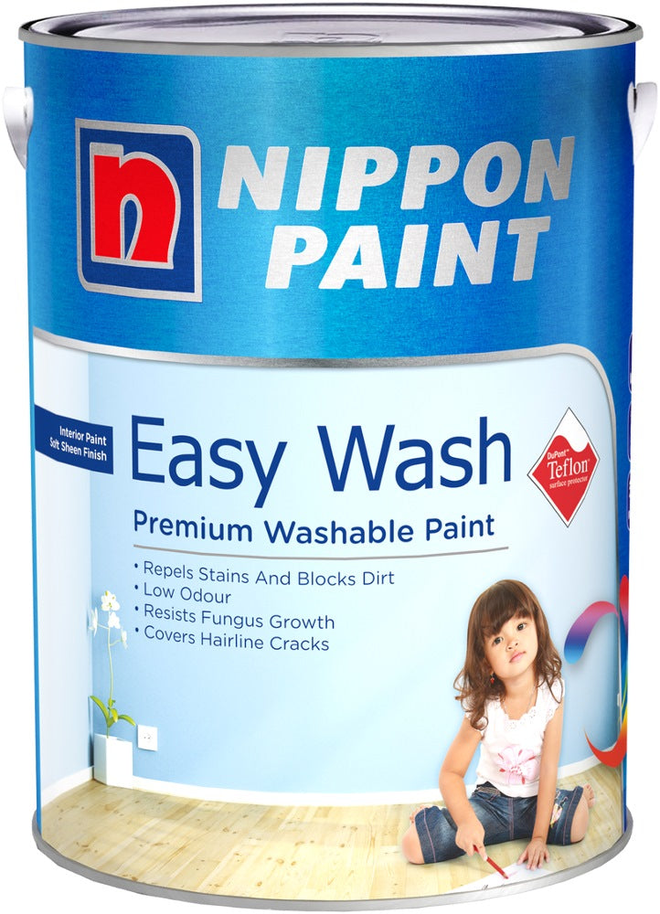 Nippon Easy Wash with Teflon Base 1L and 5L | Model : NIP-EWTB Paint Nippon Paint 