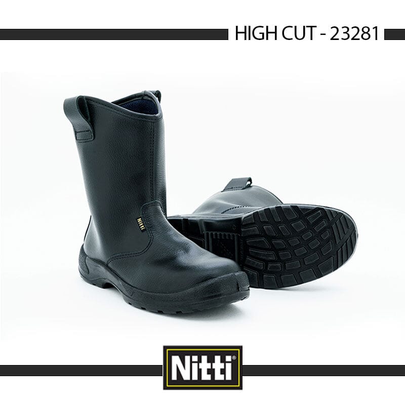 Nitti 23281 High Cut PullOn Safety Shoes Model SHOEN23281