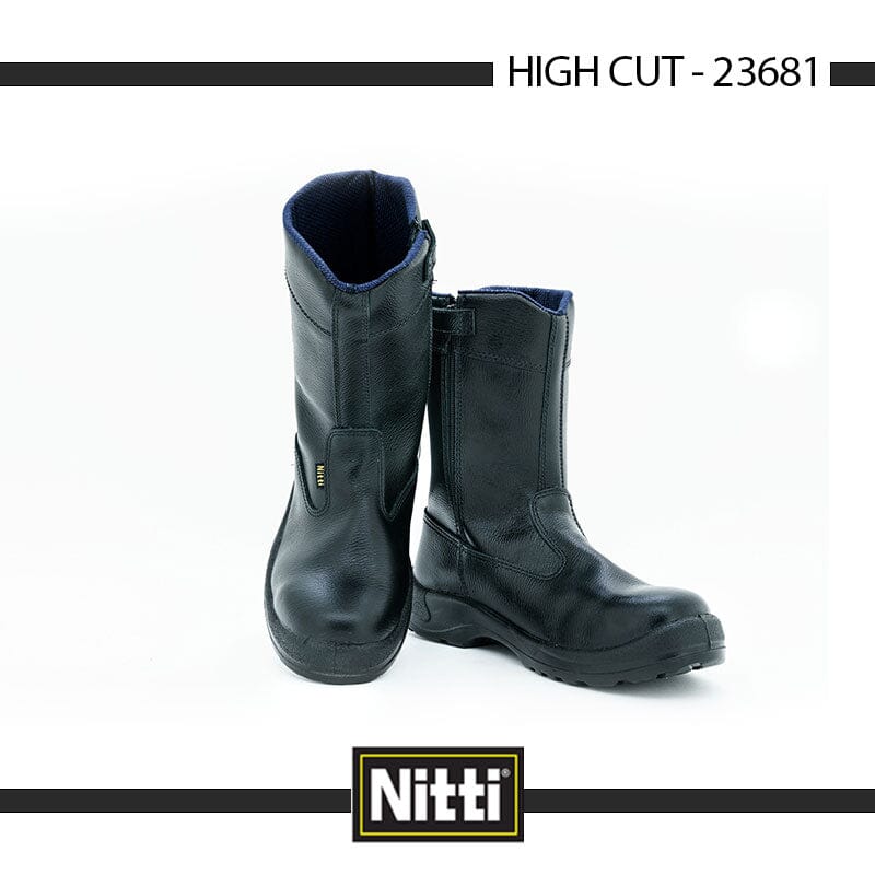 Nitti 23681 High Cut With Side Zip Safety Shoe | Model : SHOE-N23681 Safety Shoe Nitti 