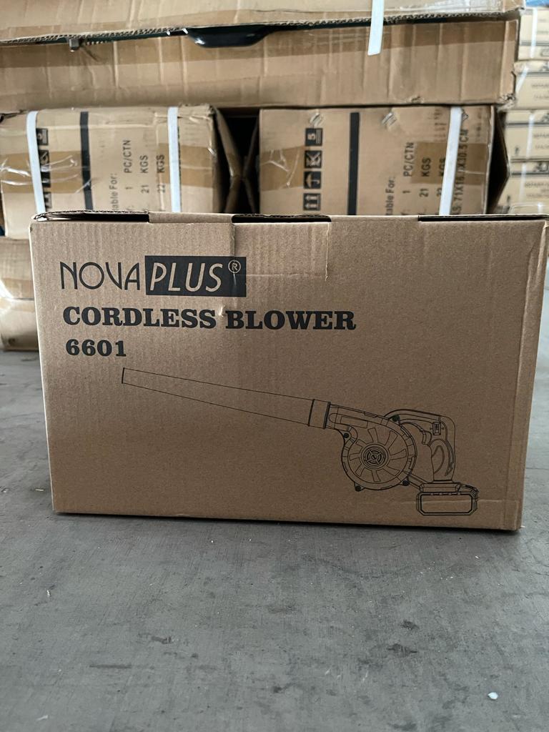 Nova Plus 18V Cordless Blower C/W 2 Battery &1 Charger | Model: NP6601 Cordless Blower Nova Plus 