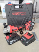 NOVA PLUS 4" 20V Brushless Angle Grinder come with 2pcs 3.0ah Battery & 1pc Charger | Model: NP6904 Brushless Angle Grinder Nova Plus 