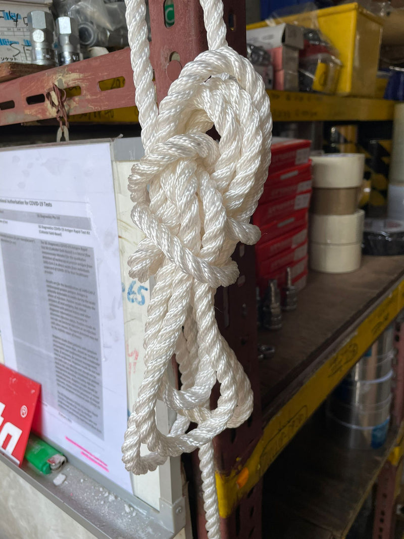 Nylon Rope 80% White 180M/COIL | Model : NR80% Nylon Rope Aik Chin Hin 