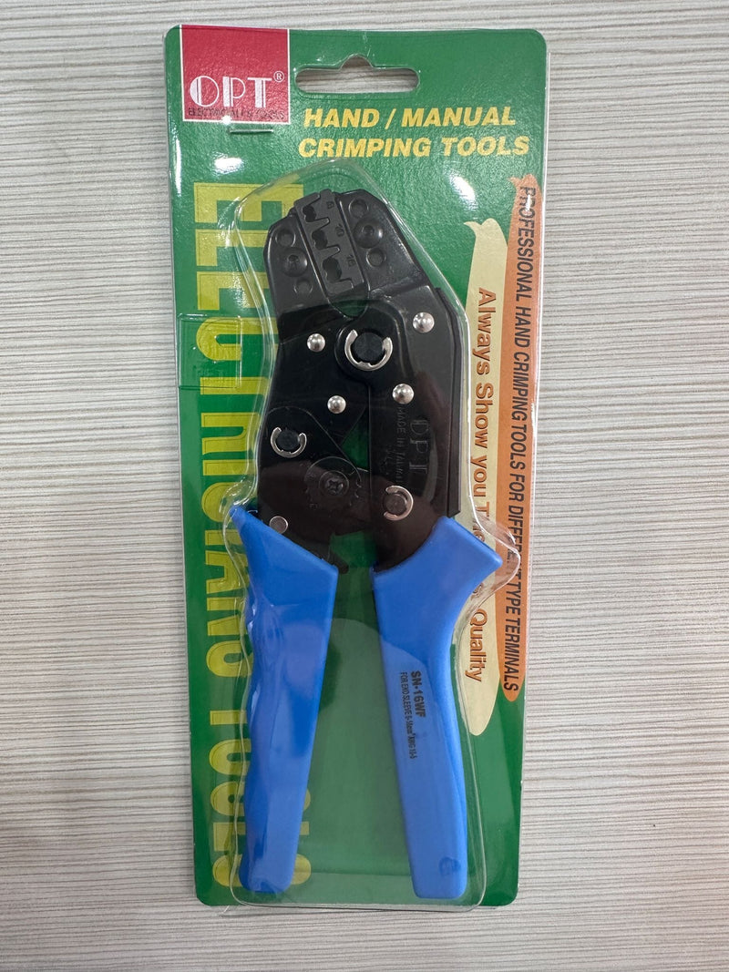 OPT Crimping Tool For End Sleeve (6-16mm² AWG 10-5) | Model : SN16WF Hand Crimping Tool OPT 