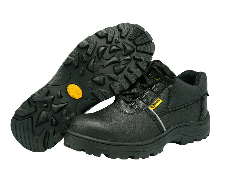 Orex Laced Safety Shoe With Steel Toe-cap & Mid Sole | Model : 500 UK Size : #3 (37) - #12 (46)