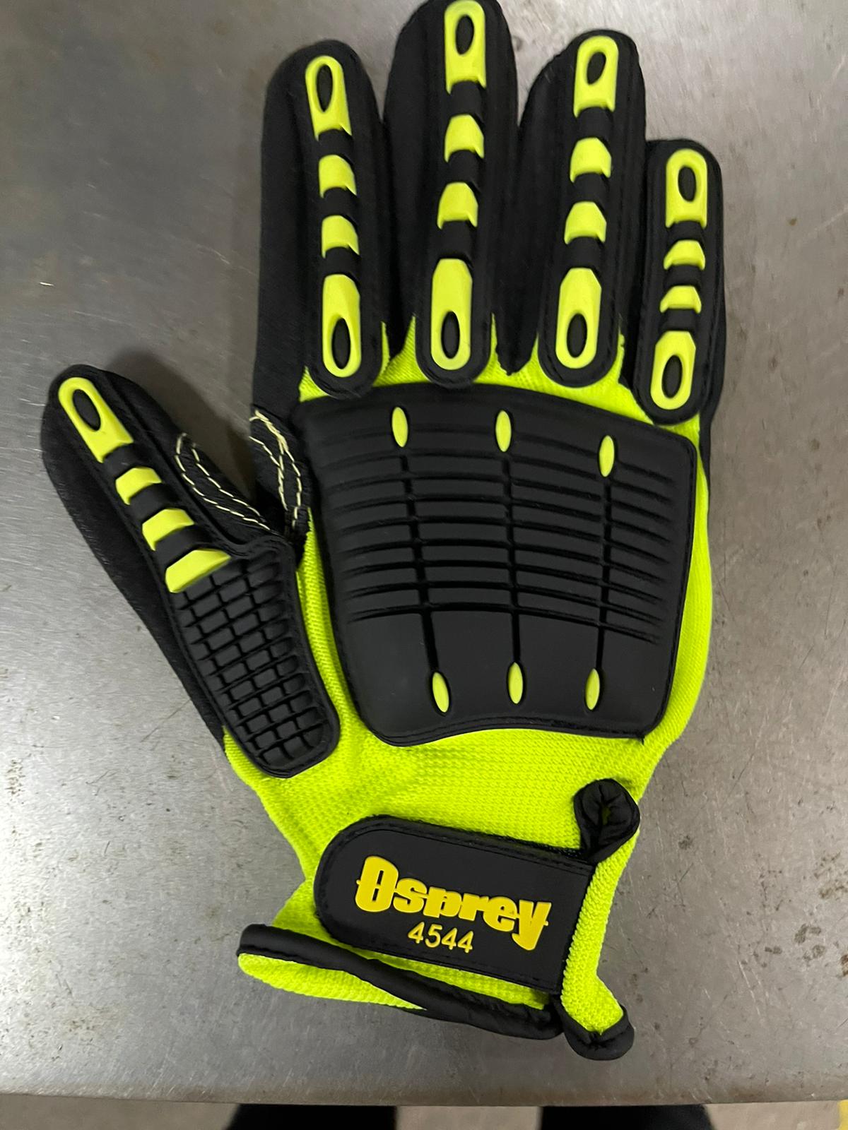 Osprey/Vistar Premium Green Coat Leather Mechanix Safety Glove 4544 Im