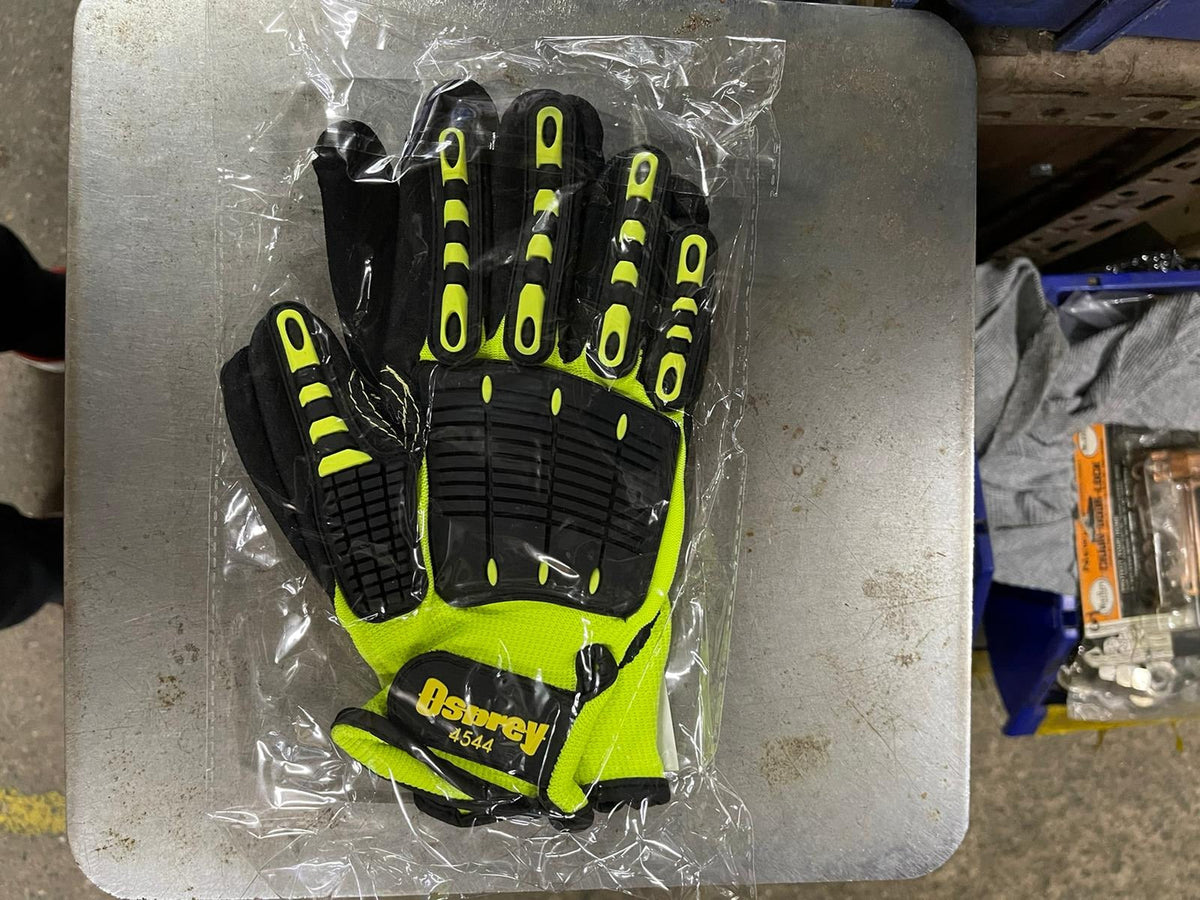 Osprey/Vistar Premium Green Coat Leather Mechanix Safety Glove 4544 Im