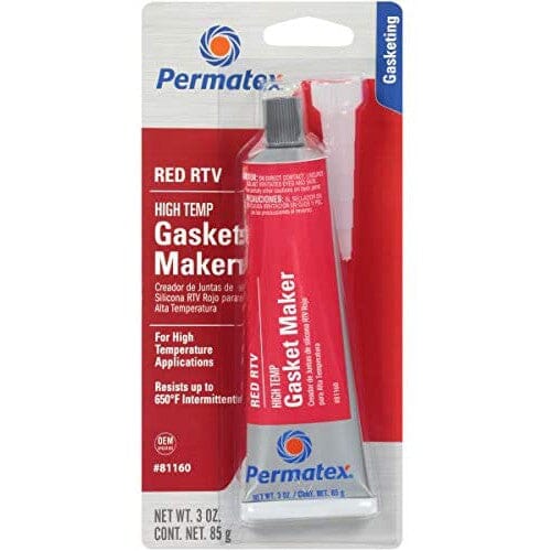 Permatex 26Br High Temperature Gasket Maker (Silicon Red) | Model : PERM-81160 Gasket Maker Permatex 