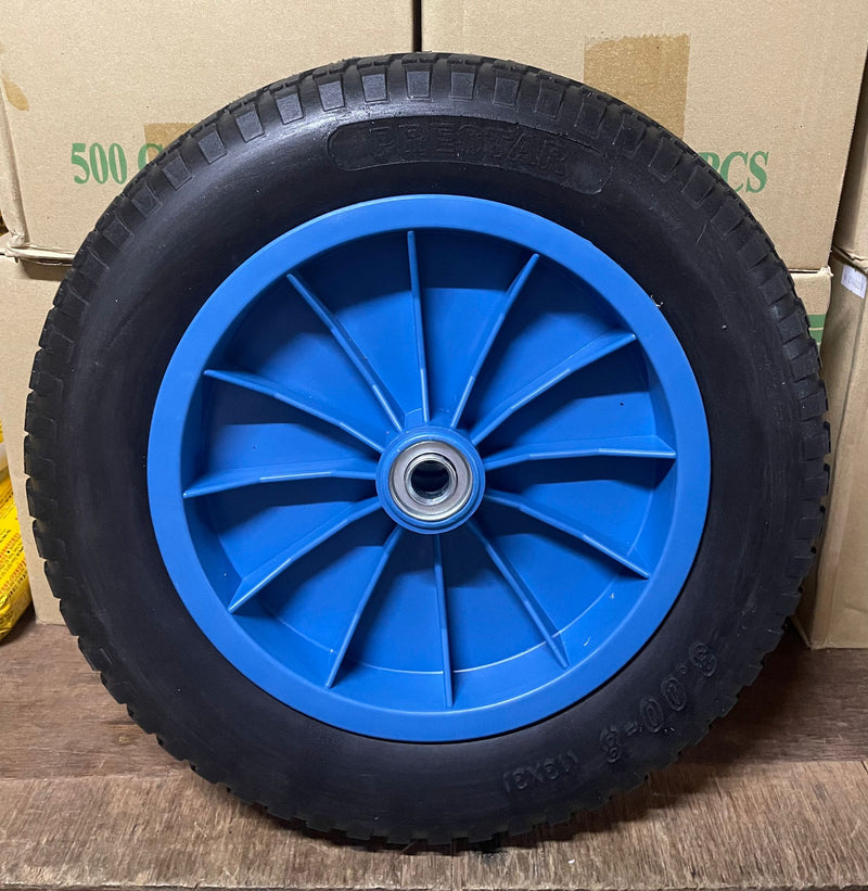 Prestar Spare Wheel 13" Pu (Blue) (Black Rubber) | Model : TYRE-13PU-B Prestar 
