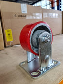Red PU Castor Wheel (Heavy Duty) | Model : C-HDPU | Size : 4", 5", 6" & 8" | Weight : 700, 900, 1000 & 1100 kg Castor Wheel Aiko 