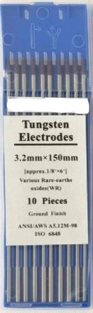 Red TIG Tungsten Electrodes Stainless Steel | Model : TUNGSTEN Tungsten Electrodes Aiko 3.2mm x 7" (TUNGSTEN-327) 