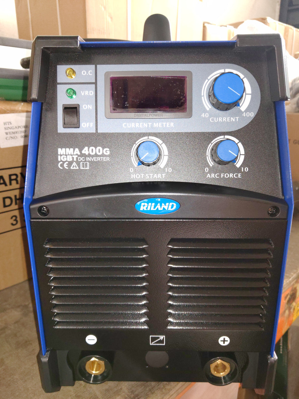 Welding Set Riland RILAND 415V MMA400G (IGBT) Welding Set (ARC) come with 3M Welding Cabl