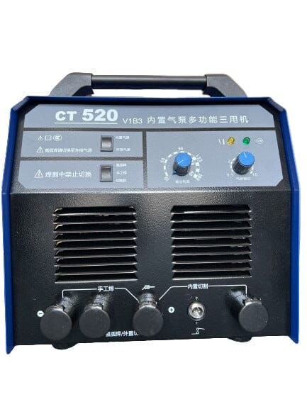Riland CT520 3-in-1 Multi Process Welding Machine (MMA/TIG/CUT) C/W Compressor, Accessories | Model : W-CT520 Welding Machine RILAND 