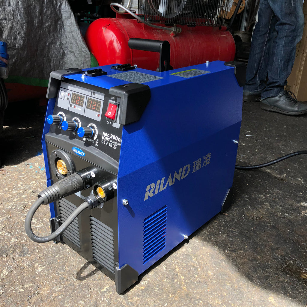 Welding Set Riland Riland MIG Welding Machine Set Mig200Gw 220V W/3M Mig-15 Torch,Ground