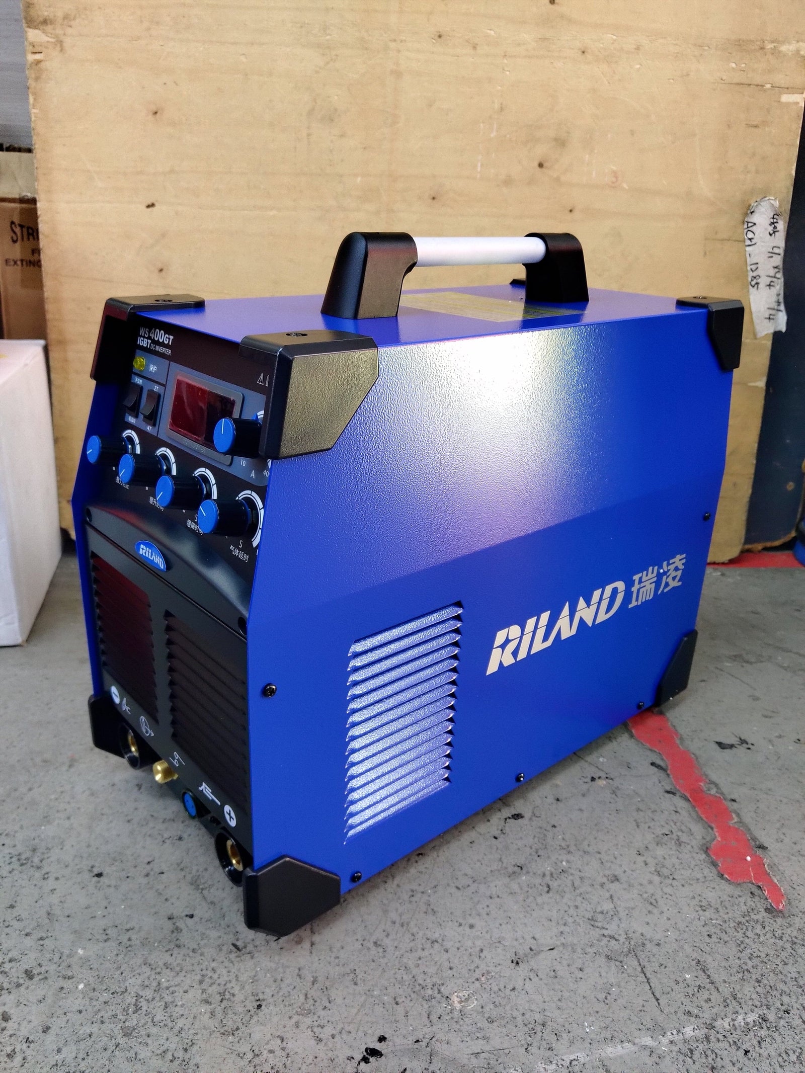 Welding Set Riland Riland WS400GT 380V Welding Machine Come With 8m Tig Torch And 3m Eart