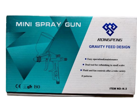 RONG PENG 0.5mm Top Mounted Mini Spray Gun K3 | Model : SG-RPK3 Spray Gun Rong Peng 