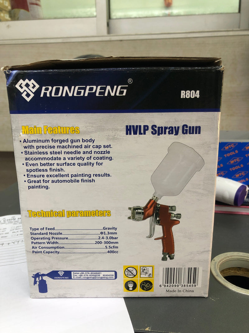 Rong Peng High Volume Low Pressure (HVLP) Spray Gun | Model : SG-R804+YT101 Spray Gun Rong Peng 
