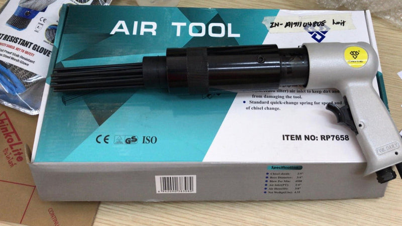 Rong Peng Needle Scaler (Air Chisel / Rust Hammer) Set | Model : RP7658 - Aikchinhin