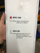 Rong Yunn 100mm Cable and Steel Wire Rope Cutter | Model : CC2-RYC100 Cable Cutter Rong Yunn 