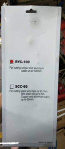 Rong Yunn 100mm Cable and Steel Wire Rope Cutter | Model : CC2-RYC100 Cable Cutter Rong Yunn 